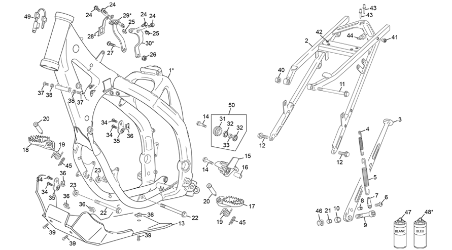 CHASSIS 250 SE FACTORY