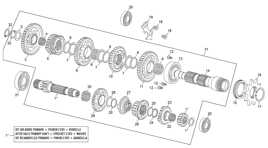 BOITE DE VITESSE 300 ST
