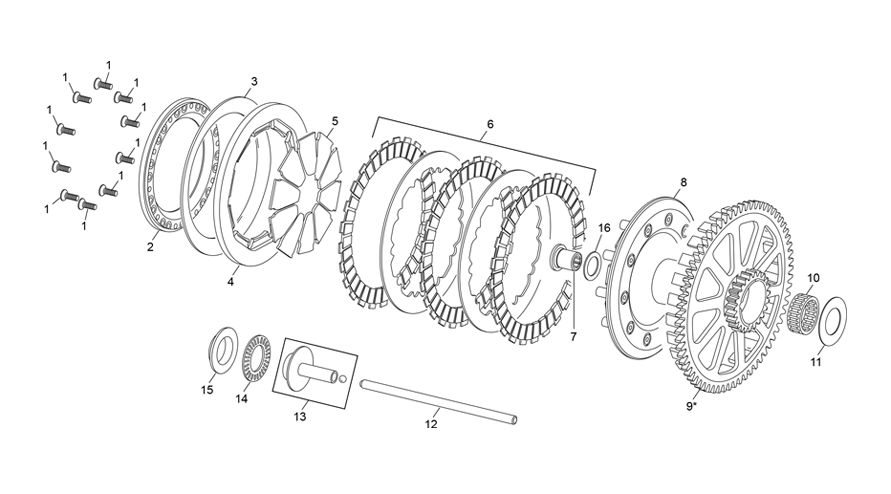 EMBRAYAGE SHERCO 300 ST