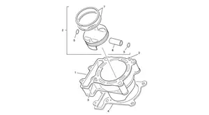 CYLINDRE SHERCO 250 SE-F FACTORY