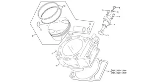 CYLINDRE SHERCO 450 SE-F FACTORY